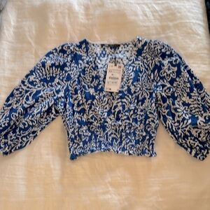 Zara new with tags xs crop top